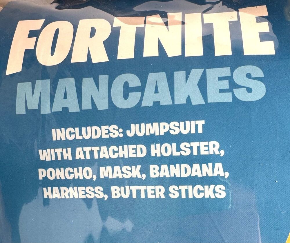 Fortnite Mancakes Youth Costume - Picture 4 of 7